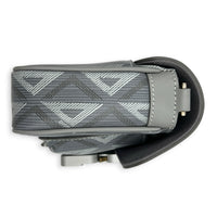 Hit The Road Crossbody Bag Grey in Coated Canvas, Palladium hardware