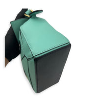 x Studio Ghibli Spirited Away Susuwatari Mini Green Top Handle Bag in Calfskin, Gold hardware