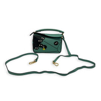 x Studio Ghibli Spirited Away Susuwatari Mini Green Top Handle Bag in Calfskin, Gold hardware