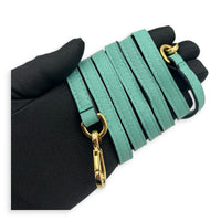x Studio Ghibli Spirited Away Susuwatari Mini Green Top Handle Bag in Calfskin, Gold hardware