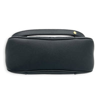 Boulogne PM Black Shoulder Bag in Monogram Empreinte Leather, Gold hardware