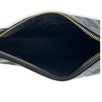 Over The Moon Shoulder Bag Black in Lambskin, Gold hardware