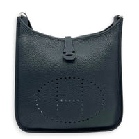 Evelyne III 29 Black Crossbody Bag in Clemence, Palladium hardware