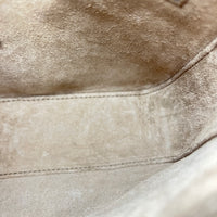 Le 5 A 7 Shoulder Bag Beige in Calfskin, Gold hardware