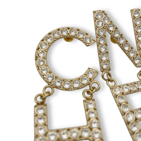 Gold Earrings in Chanel, Light Gold hardware