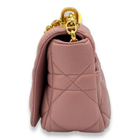 Caro Small Pink Crossbody Bag, Gold hardware