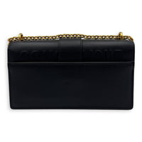 Christian Dior Montaigne Shoulder Bag Black in Calfskin, Gold hardware_2