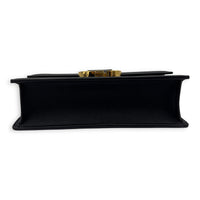 Christian Dior Montaigne Shoulder Bag Black in Calfskin, Gold hardware_5