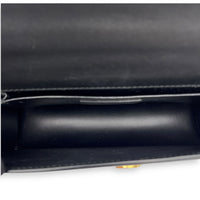 Christian Dior Montaigne Shoulder Bag Black in Calfskin, Gold hardware_7