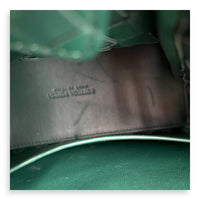 Andiamo Small Green Shoulder Bag in Lambskin, Gold hardware