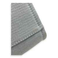 Deauville Blue Tote Bag in Canvas, Silver hardware