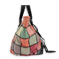 City Tote Bag Multi-colour in Calfskin, Ruthenium hardware