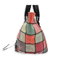 City Tote Bag Multi-colour in Calfskin, Ruthenium hardware