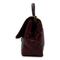 CC Top Handle Bag Red in Calfskin, Gold hardware