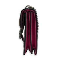 Dionysus Shoulder Bag Brown in Coated Canvas, Ruthenium hardware