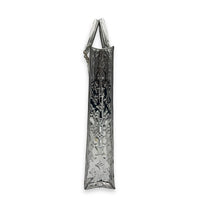 Miroir Sac Plat Top Handle Bag Silver in Patent Leather, Silver hardware