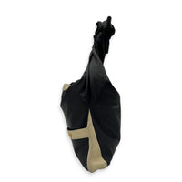 Jacket Crossbody Bag Black in Lambskin, Gold hardware