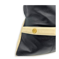 Jacket Crossbody Bag Black in Lambskin, Gold hardware