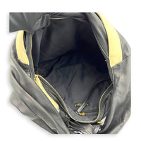 Jacket Crossbody Bag Black in Lambskin, Gold hardware