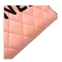 CC Bowling Top Handle Bag Pink in Calfskin, Gold hardware