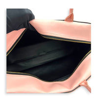 CC Bowling Top Handle Bag Pink in Calfskin, Gold hardware