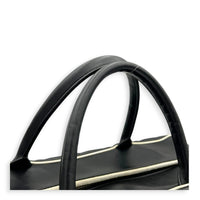 CC Bowling Top Handle Bag Black in Calfskin, Gold hardware