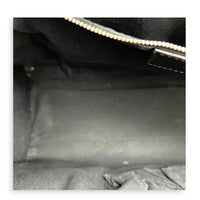 City Top Handle Bag Black in Calfskin, Silver hardware