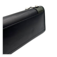 City Top Handle Bag Black in Calfskin, Silver hardware
