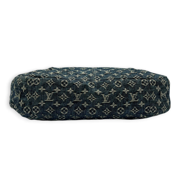 Daily Hobo  Shoulder Bag Blue in Denim, Gold hardware