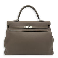 Kelly 35 Etain Top Handle Bag in Togo, Gold hardware