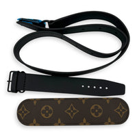 x NIGO Keepall 50 Brown Top Handle Bag in Coated Canvas, Gold hardware