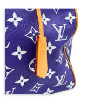 P9 Speedy Bandouliere 40 Purple Top Handle Bag in Taurillon Leather, Gold hardware