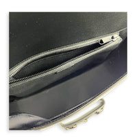 Horsebit 1955 Large Black Shoulder Bag in Calfskin, Black hardware