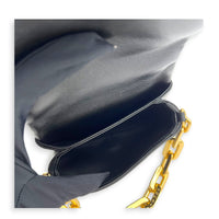 Coussin Green Belt Bag in Glass Beaded, Gold hardware