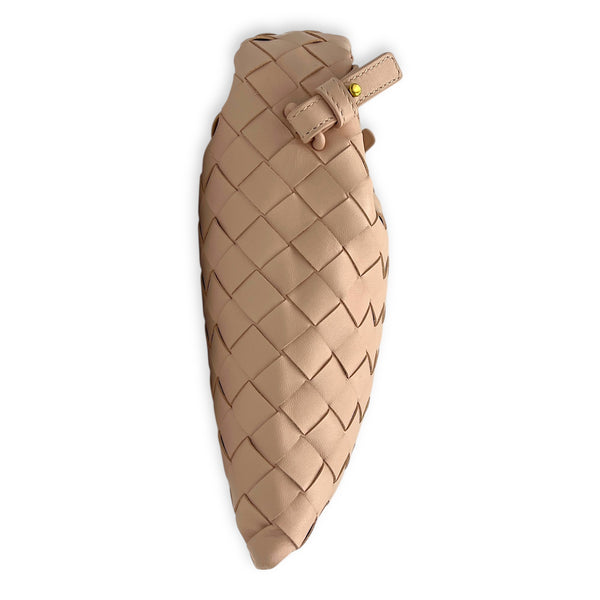 Hop Top Handle Bag Pink in Calfskin, Gold hardware