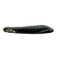 Cassandra Pouch Black in Calfskin, Gold hardware
