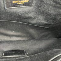 Cassandra Pouch Black in Calfskin, Gold hardware