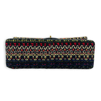 2.55 Shoulder Bag Multi-colour in Tweed, Silver hardware