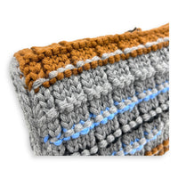 Knit Chain Shoulder Bag Multi-colour in Wool, Gold hardware