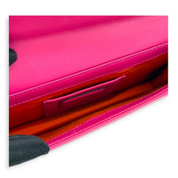 Serpenti Forever Pink Shoulder Bag in Calfskin, Gold hardware