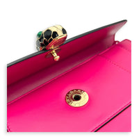 Serpenti Forever Pink Shoulder Bag in Calfskin, Gold hardware