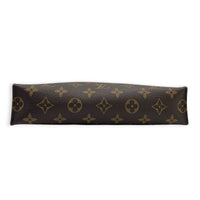 Pochette Toilette Brown Pouch in Monogram Coated Canvas, Gold hardware