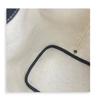 Petit Flot Bucket Bag Grey in Coated Canvas, Silver hardware