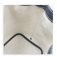 Petit Flot Bucket Bag Grey in Coated Canvas, Silver hardware