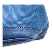 Garden Party 36 Blue Brighton Top Handle Bag in Canvas, Palladium hardware