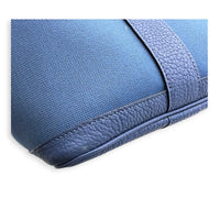 Garden Party 36 Blue Brighton Top Handle Bag in Canvas, Palladium hardware