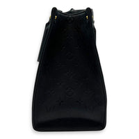 Louis Vuitton OnTheGo Top Handle Bag Black in Empreinte Leather, Gold hardware_4