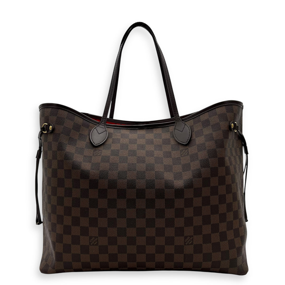 Louis Vuitton Neverfull Tote Bag GM Brown in Coated Canvas, Gold hardware_1