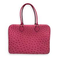 Hermès Plume Pink in Ostrich, Gold hardware_1
