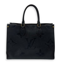 Louis Vuitton OnTheGo Top Handle Bag Black in Empreinte Leather, Gold hardware_2